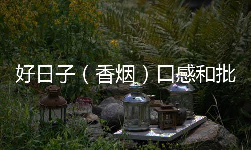 好日子（香烟）口感和批发价格怎么样？